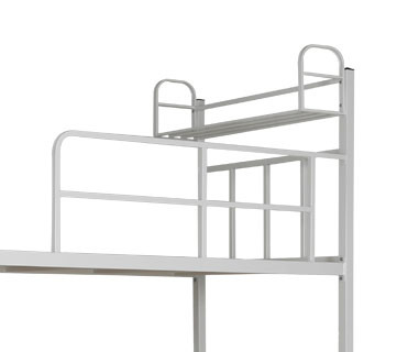 1900*1650mm 2 Tiers Dormitory Metal Bunk Bed Frame